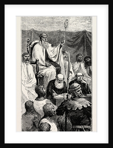 Grand Master Holding a Court by Anonymous