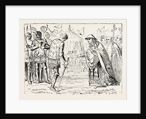 The Cardinal Talleyrand Intercedes with the Black Prince. by Anonymous