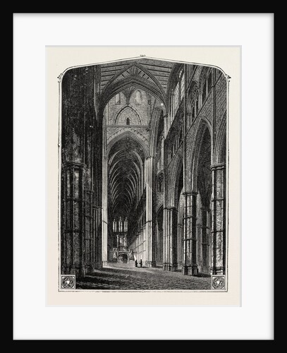 Westminster Abbey the Nave. by Anonymous