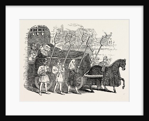 Funeral of Richard II. From an Old Illuminated Ms. by Anonymous