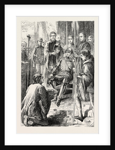 Henry V. Receiving the Keys of Harfleur. by Anonymous