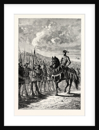 Henry Y. Reviewing His Troops Before Agincourt. by Anonymous