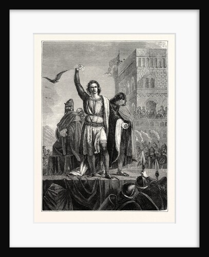 Conradin on the Scaffold Flings Down the Gauntlet of Defiance by Anonymous