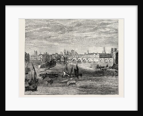 Old Paris from the Seine by Anonymous