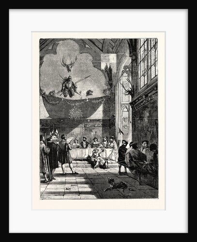 Christmas in the Baronial Hall Bringing in the Boar's Head by Anonymous
