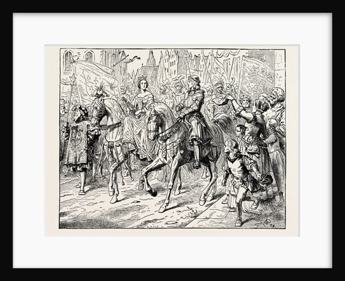 Maximilian I. Emperor of Germany and Mary of Burgundy. by Anonymous