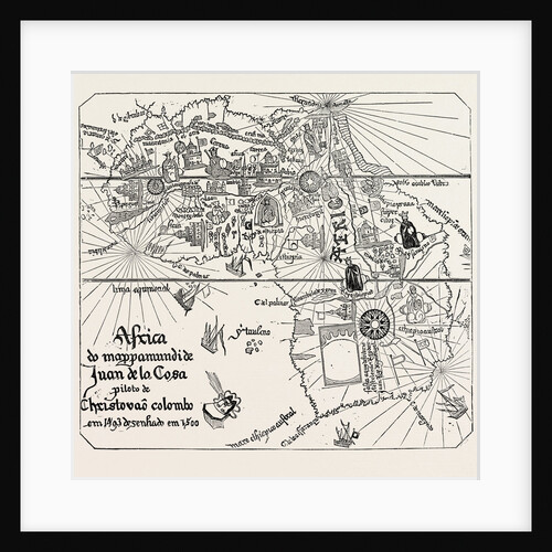 Map of Africa of the Time of Henry VII. by Anonymous