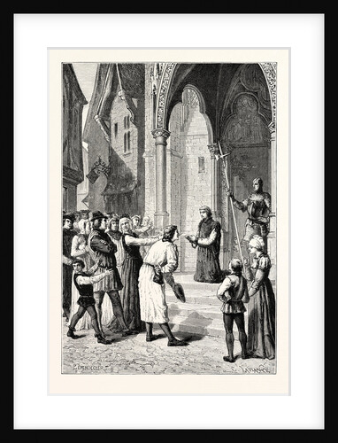 Perkin Warbeck Reads the Confession of His Imposture. by Anonymous