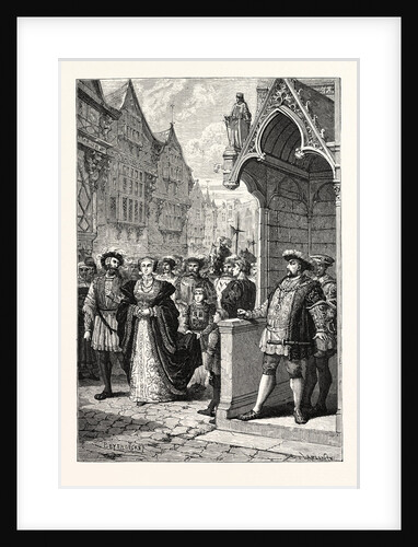 Henry VIII. Sees Anne of Cleves for the First Time. by Anonymous