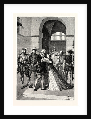 Margaret Roper Meets Her Father after His Condemnation. by Anonymous
