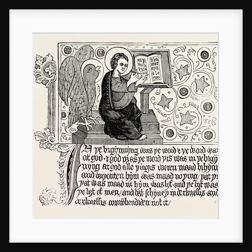 Passage from the First English Bible: Gospel of St. John Ch. I. by Anonymous