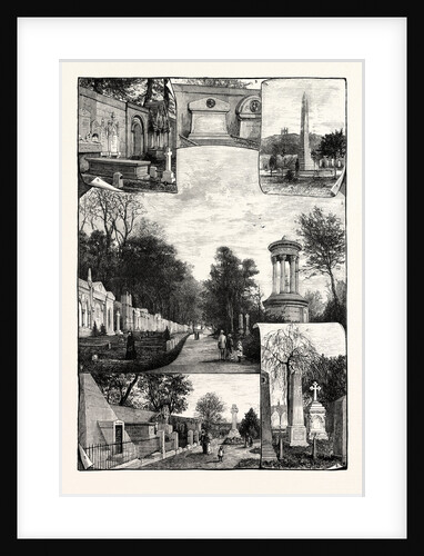 Edinburgh: Views in the Dean Cemetery by Anonymous