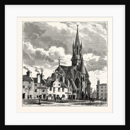 Edinburgh: Wright's Houses and the Barclay Church from Bruntsfield Links. by Anonymous