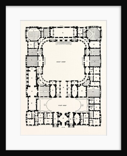 Original Plan of the Principal Storey of the New Building for the University of Edinburgh by Anonymous