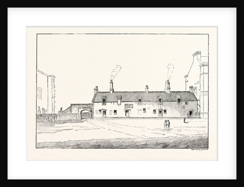 Edinburgh: Part of the Buildings of the South Side of the Quadrangle of the Old University by Anonymous