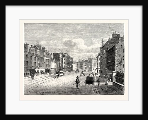 Edinburgh: Leith Walk from Gayfield Square Looking South by Anonymous