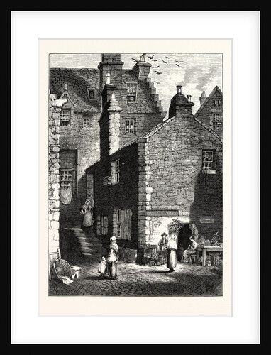 Edinburgh: Grant's Square 1851 Leith the Square in which Existed the Old Parliament Once Occupied in Mary's Time by Anonymous