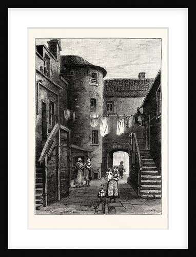 Edinburgh: Lamb's Close St. Giles's Street 1850 Leith by Anonymous