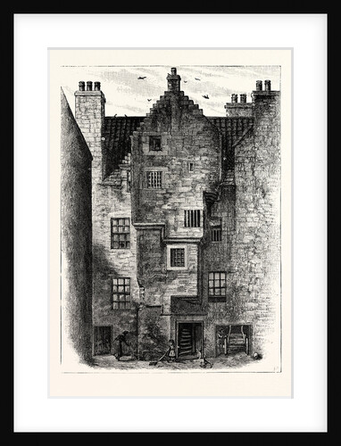 Edinburgh: Old House in Water's Close 1879 Leith by Anonymous