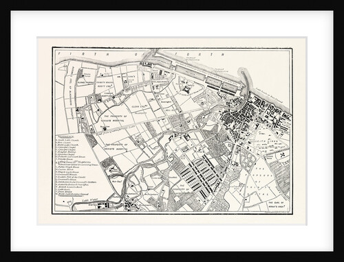 Edinburgh: Plan of Leith Showing the Proposed New Docks 1804 by Anonymous