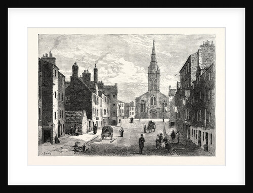 Edinburgh: Sheriff Brae Looking Towards St. Thomas's Church Leith by Anonymous