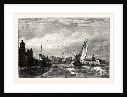 Edinburgh: Entrance to Leith Harbour 1826 by Anonymous