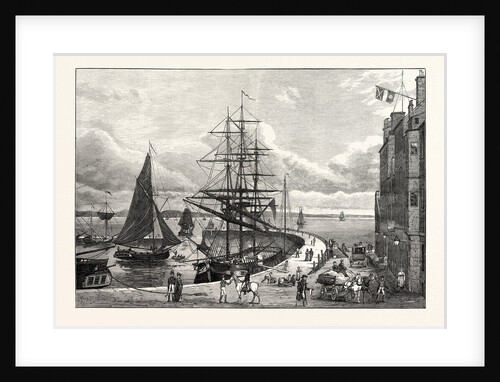 Edinburgh: Leith Pier and Harbour 1798 by Anonymous