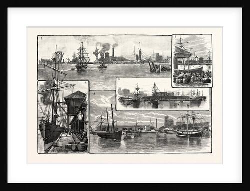 Edinburgh: Views in Leith Docks by Anonymous