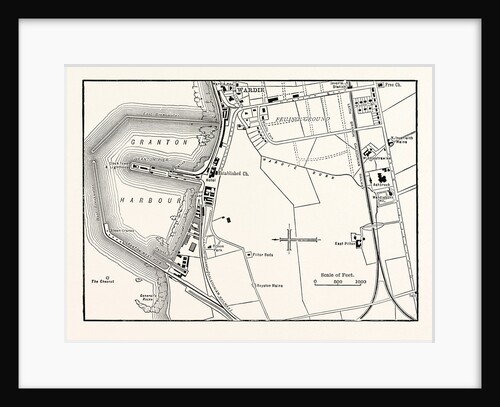 Edinburgh: Map of Granton and Neighbourhood by Anonymous