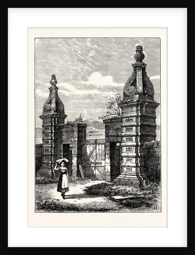 Edinburgh: Old Entrance to Royston (Now Caroline Park) 1851 by Anonymous