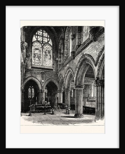 Edinburgh: Roslin Chapel: Interior by Anonymous
