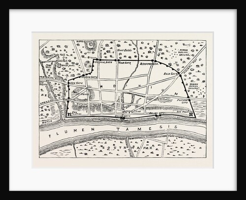 Plan of Roman London by Anonymous