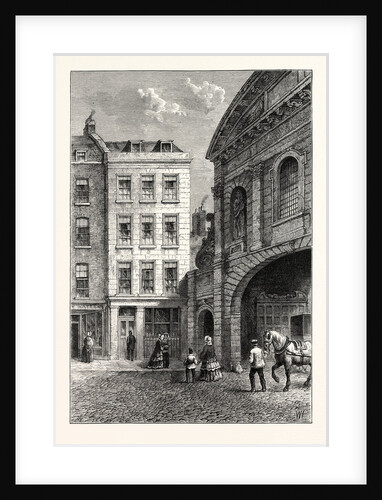 Child's Banking-House Fleet Street Next to Temple Bar 1850 London by Anonymous