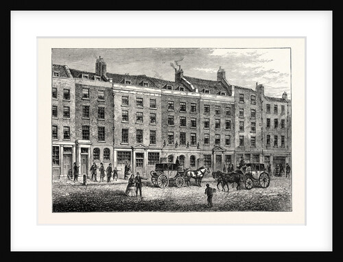 Hoare's Old Banking House from a Drawing by Shepherd 1838 in the Crace Collection London by Anonymous