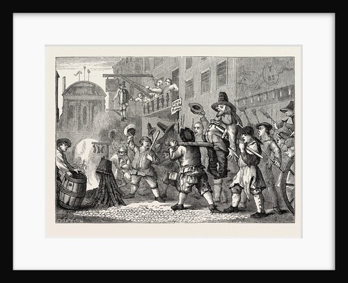 Roasting the Rumps in Fleet Street London by Anonymous