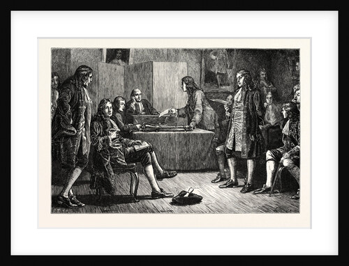 A Meeting of the Royal Society in Crane Court London by Anonymous