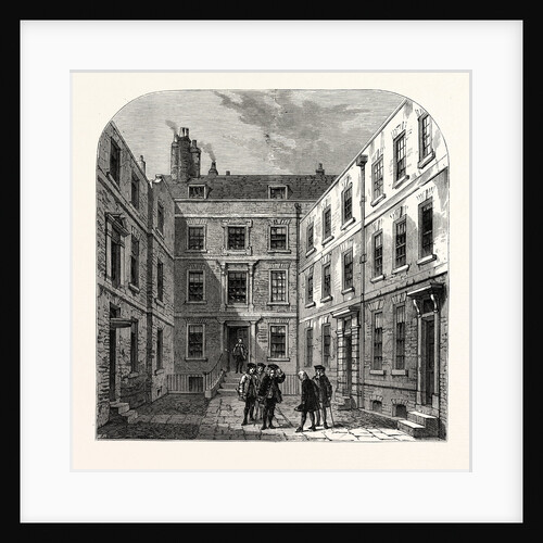 The Royal Society's House in Crane Court London by Anonymous