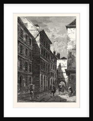 Dr. Johnson's House in the Temple 1780 London by Anonymous
