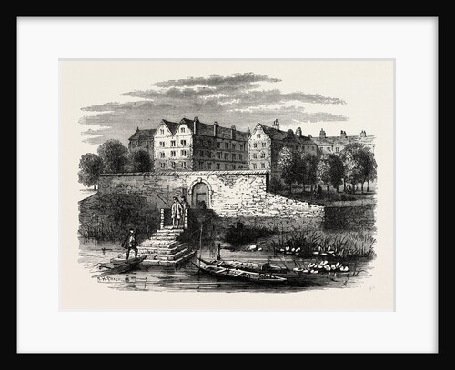 The Temple Stairs 1680 London by Anonymous