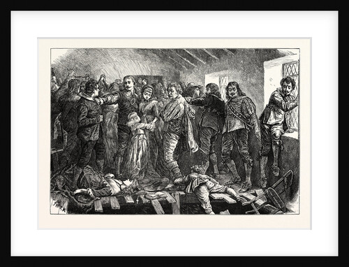 Falling in of the Chapel at Blackfriars London by Anonymous