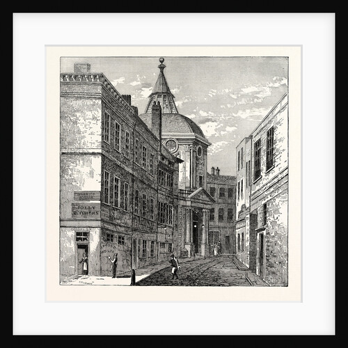 The College of Physicians Warwick Lane 1868 London by Anonymous