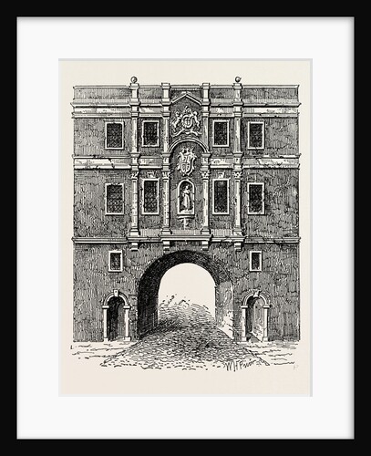 Old Ludgate from a Print Published About 1750 London by Anonymous