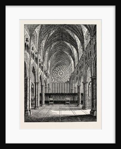 Old St. Paul's. The Interior Looking East London by Anonymous