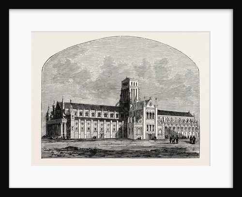 St. Paul's after the Fall of the Spire from a View by Hollar London by Anonymous