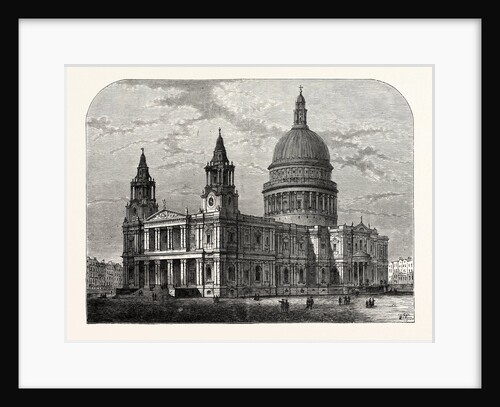 Exterior of St. Paul's Cathedral from the South-West 1800 London by Anonymous