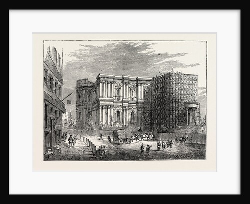 The Rebuilding of St. Paul's Cathedral London by Anonymous
