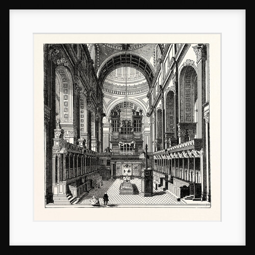The Choir of St. Paul's Before the Removal of the Screen London by Anonymous