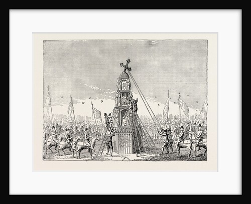 The Demolition of Cheapside Cross. From an Old Print London by Anonymous