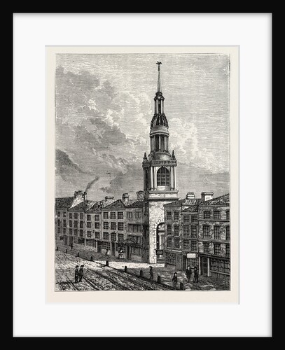Bow Church Cheapside. From a View Taken About 1750 London by Anonymous