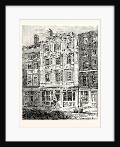 No. 73 Cheapside. From an Old View Taken About 1760 London by Anonymous